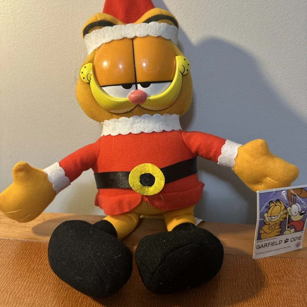 Vtg Garfield Santa Nanco With Tag
